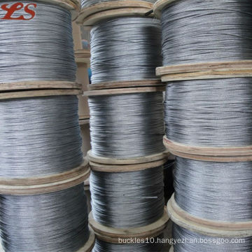 fishing thin Stainless wire rope 7x19 wire rope